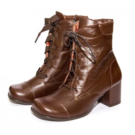 Bota Coturno Chocolate