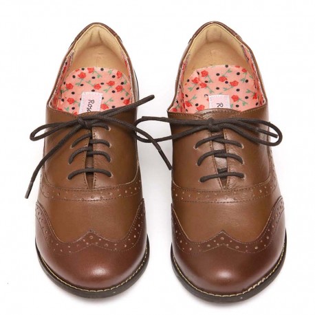 Sapato sales marrom oxford