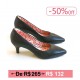 Scarpin em couro salto fino
