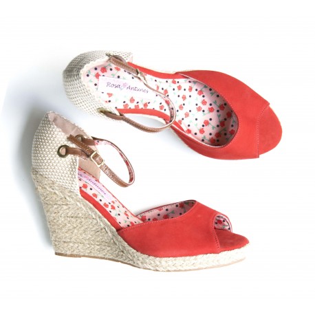 Anabela Scarlet / J. Lurex / Cuoio