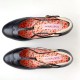 Sapato vintage preto com off white