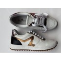 Tenis Rosa Antunes Star Branco / Dourado / Azul