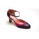 Sapato Retro Violeta Groselha