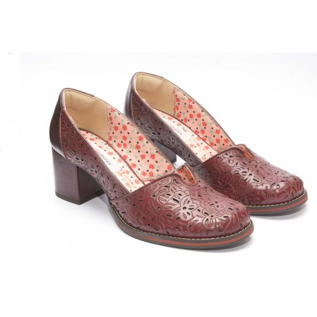 Scarpin Laser Toscana Rubi   Grená