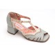 Boneca salto quadrado Ceu Soft / Baunilha / Off White