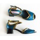 Sandália  Soft Bronze Soft Azul Real
