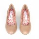 Scarpin retro em couro  Baunillha