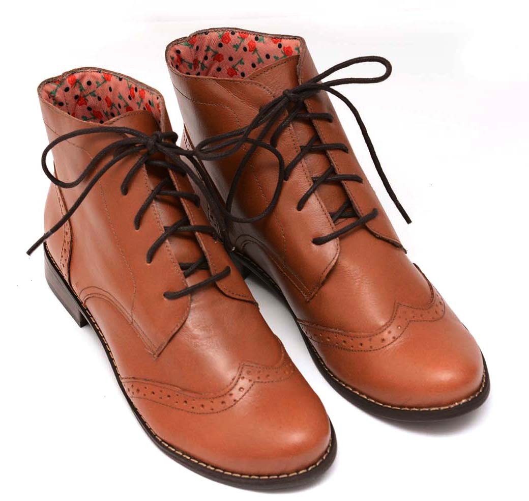 bota de couro confortavel